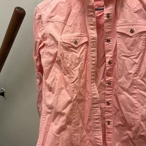 Ariat Pink Button-Up Shirt